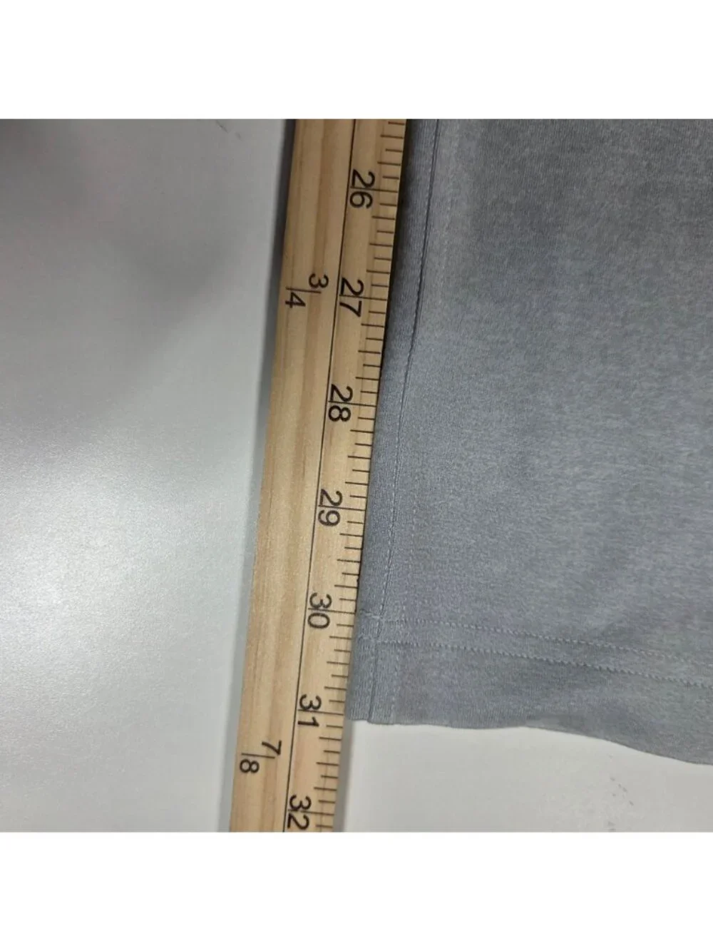 Lululemon Pants 10 Gray Soft Jersey Straight Leg Mid Rise W5FXKS